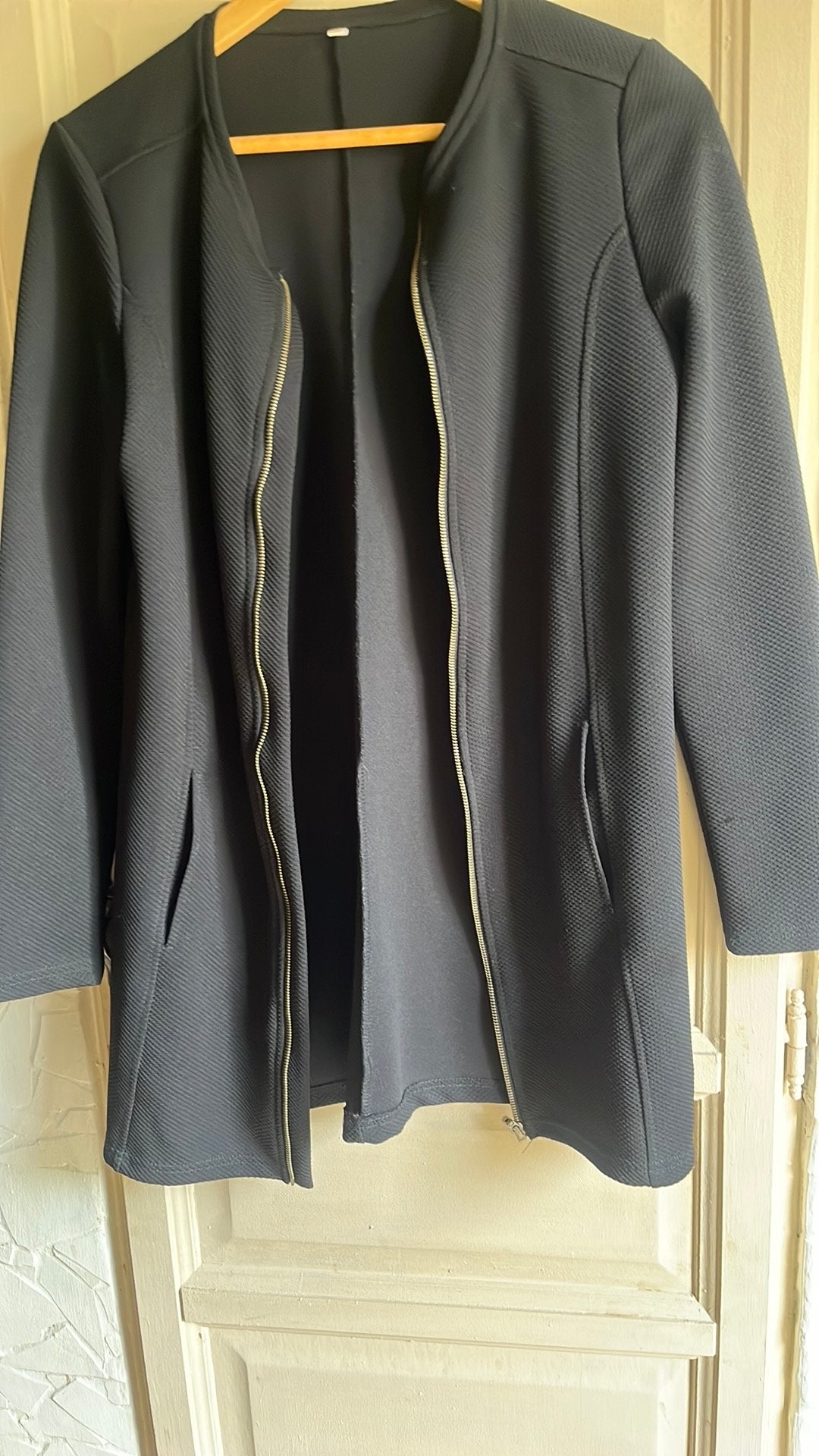 Zwart zomerjasje, Ophalen of Verzenden, Gedragen, Maat 38/40 (M), Zwart
