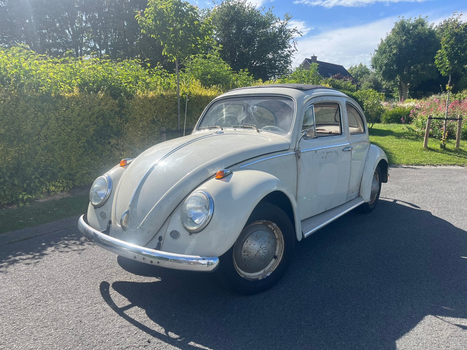 1963 Vw Kever, Herbie., Achat, Particulier, Blanc, Essence