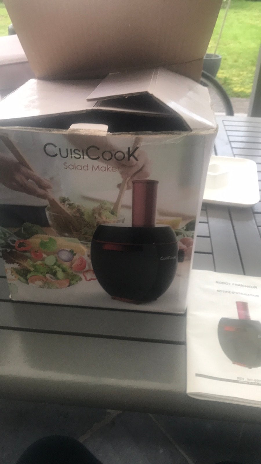 Cuisicook sald maker snijmachine, Elektronische apparatuur, Keukenmixers, Ophalen of Verzenden, Zo goed als nieuw