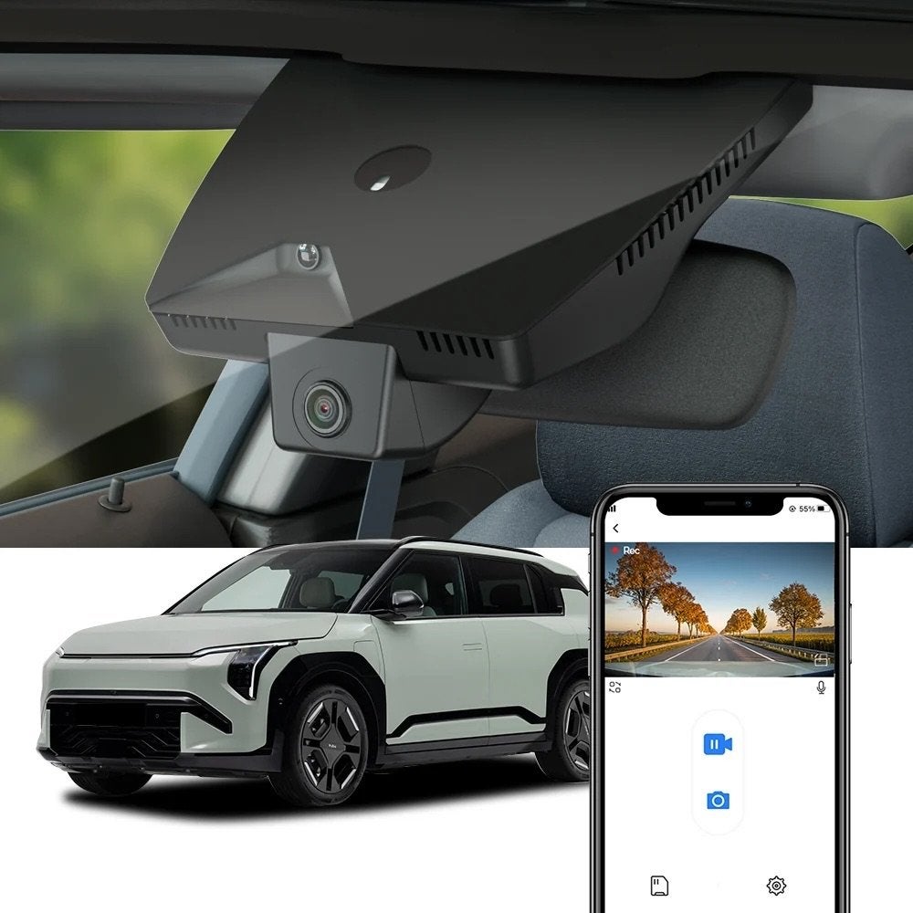 FITCAMX Dash Cam pour Kia EV3 (4k à l'avant / 1080p arrière), Enlèvement, Comme neuf