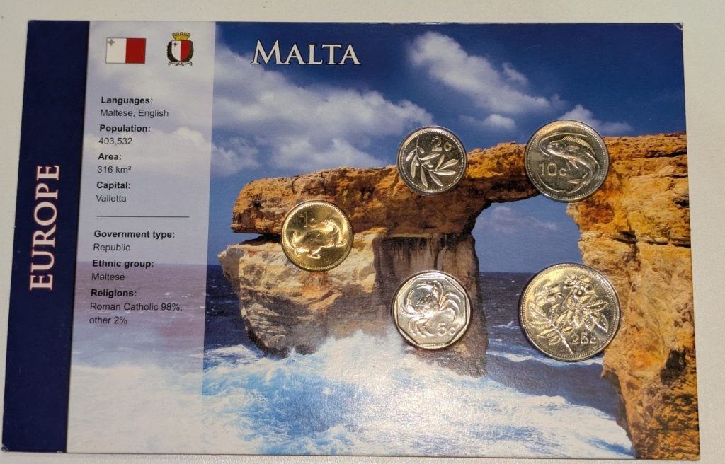 Maltese Muntset Maltese Lira (Cents), Ophalen of Verzenden, Setje
