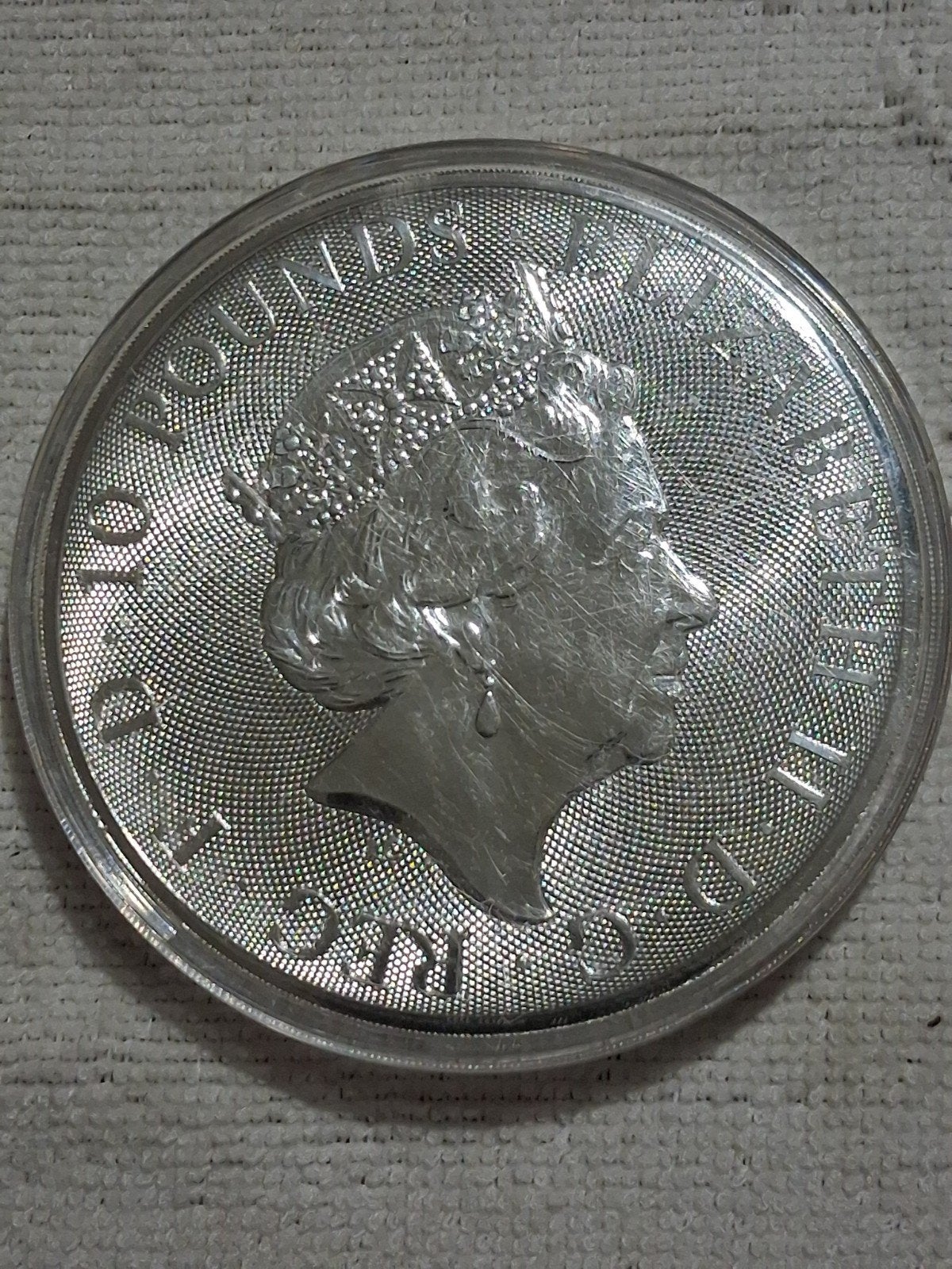 10 oz, Postzegels en Munten, Edelmetalen en Baren, Ophalen of Verzenden, Zilver