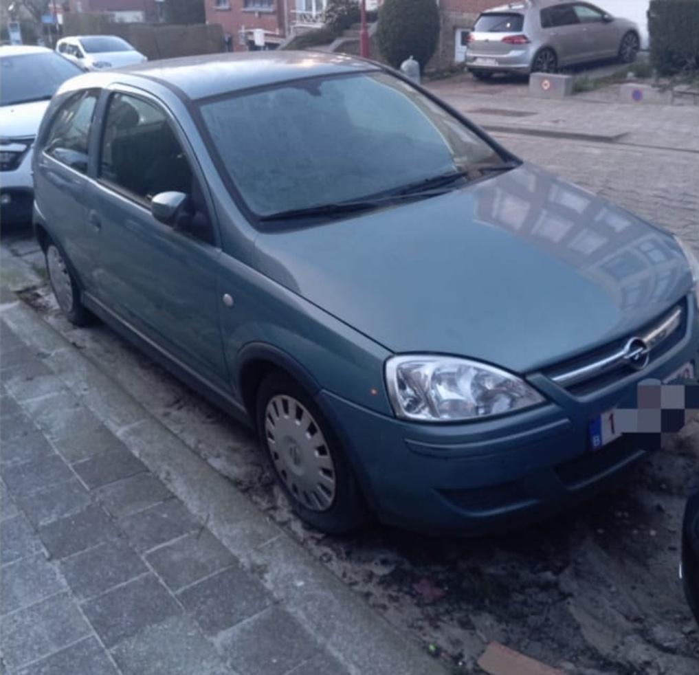 Opel Corsa, Auto's, Voorwielaandrijving, Stof, Blauw, Particulier