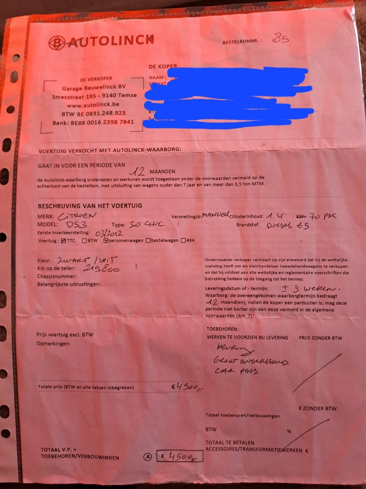 Citroën DS3 1.4 HDi diesel — 139 €/mois, Autos, Euro 5, Achat, Boîte manuelle, Noir