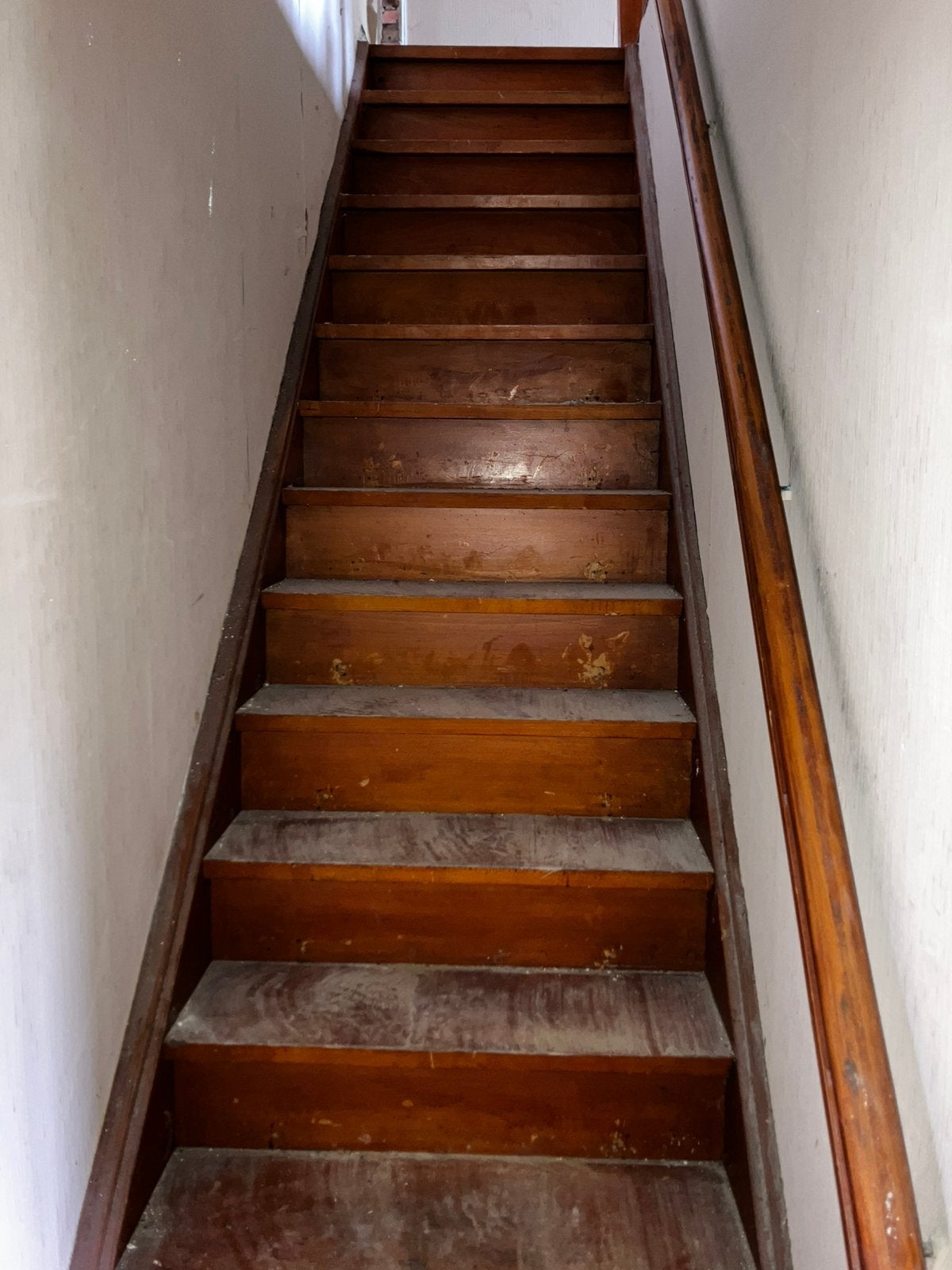 Houten trap, Doe-het-zelf en Bouw, Ladders en Trappen, Ophalen, Gebruikt, Trap