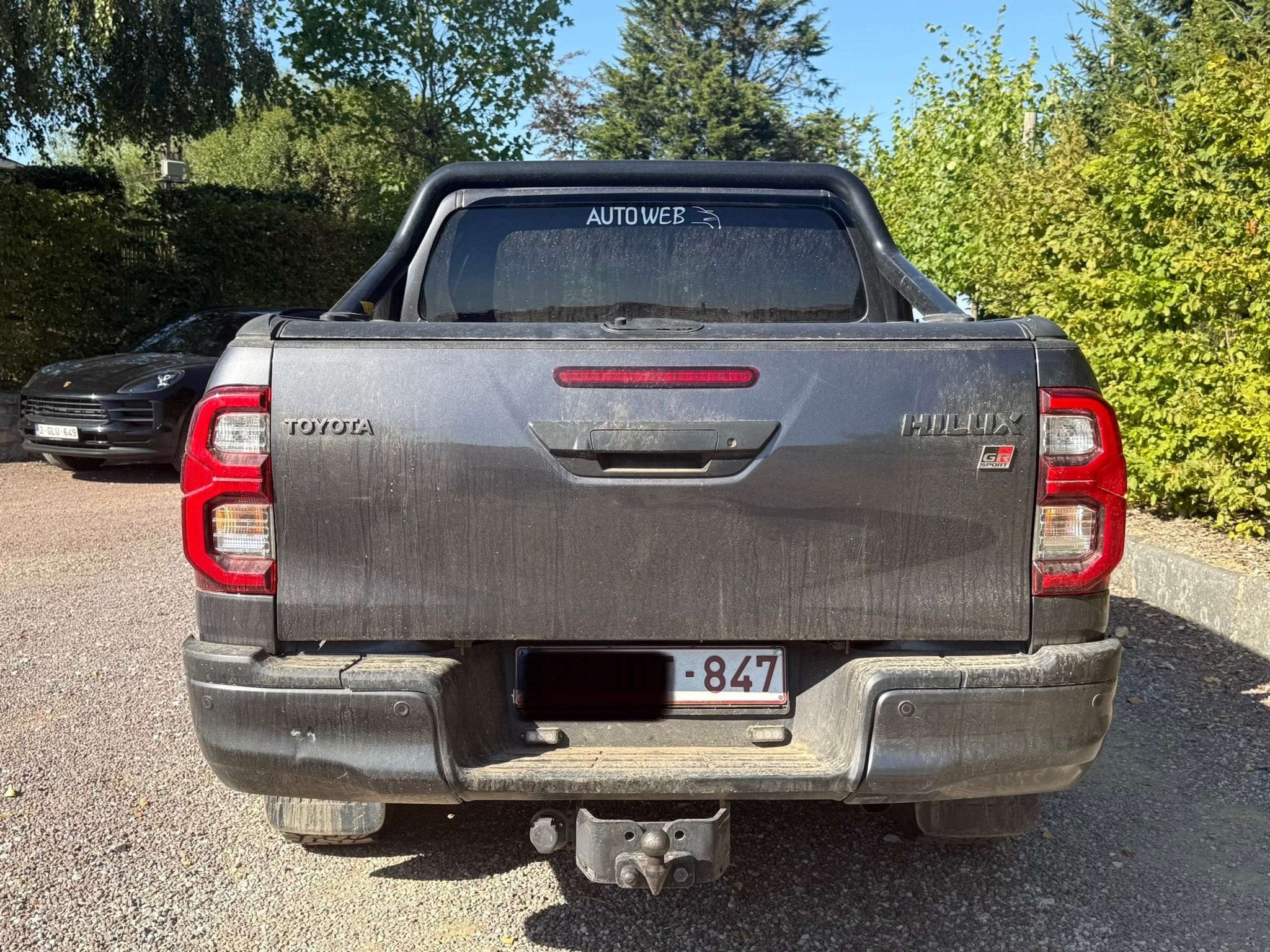 Toyota Hilux 2.8 D-4D 4WD GR SPORT 204cv Bt Automatique DRCC, Autos, Toyota, Cuir, Argent ou Gris, Achat, Entreprise