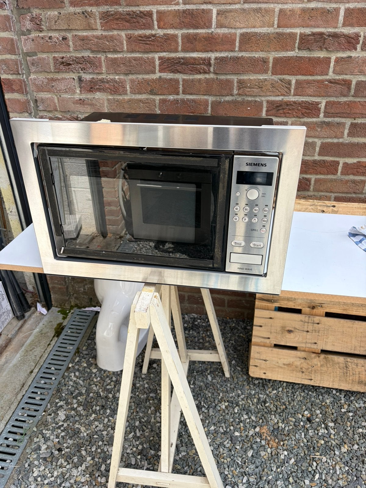 SIEMENS HF24M561 900w ingebouwde magnetron, Ophalen, Gebruikt