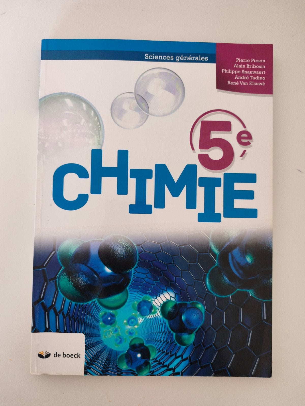 chimie 5e science générales, Livres, Neuf, Chimie, Enlèvement, Secondaire