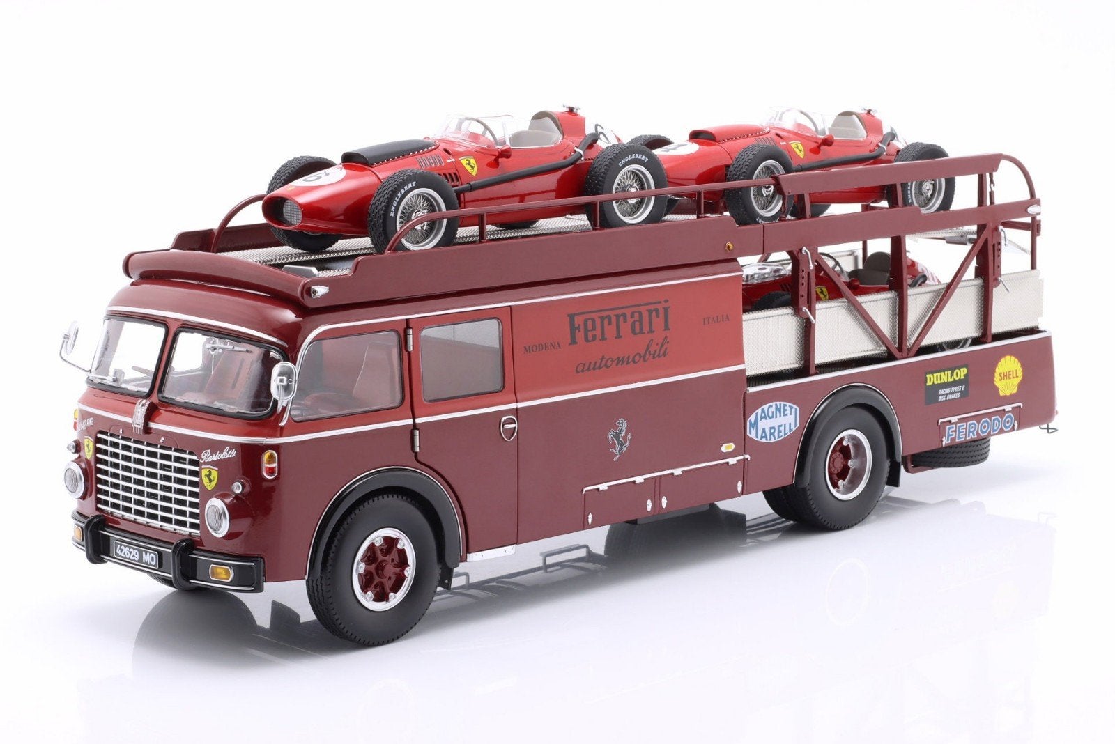 Nouveau transporteur Fiat Bartoletti avec 2 Ferrari F1, Enlèvement, Voiture