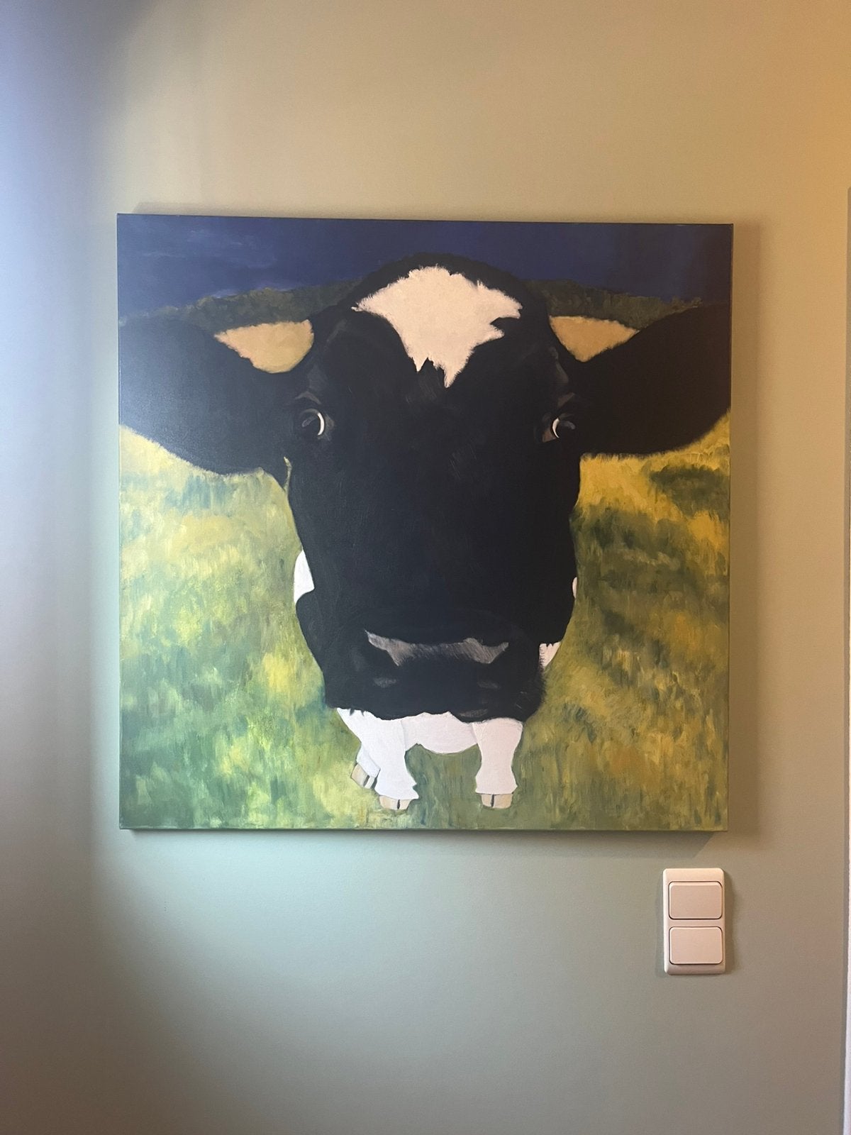 Schilderij op doek, Antiek en Kunst, Ophalen