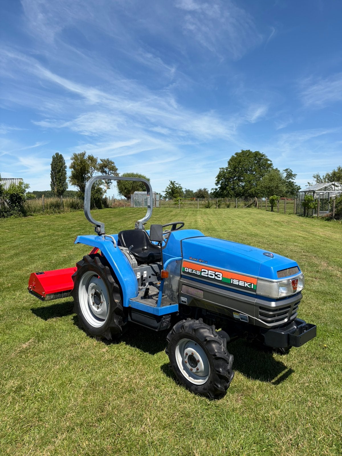 Minitractor Iseki GEAS253 met NIEUWE klepelmaaier COMBINATIE, Enlèvement ou Envoi