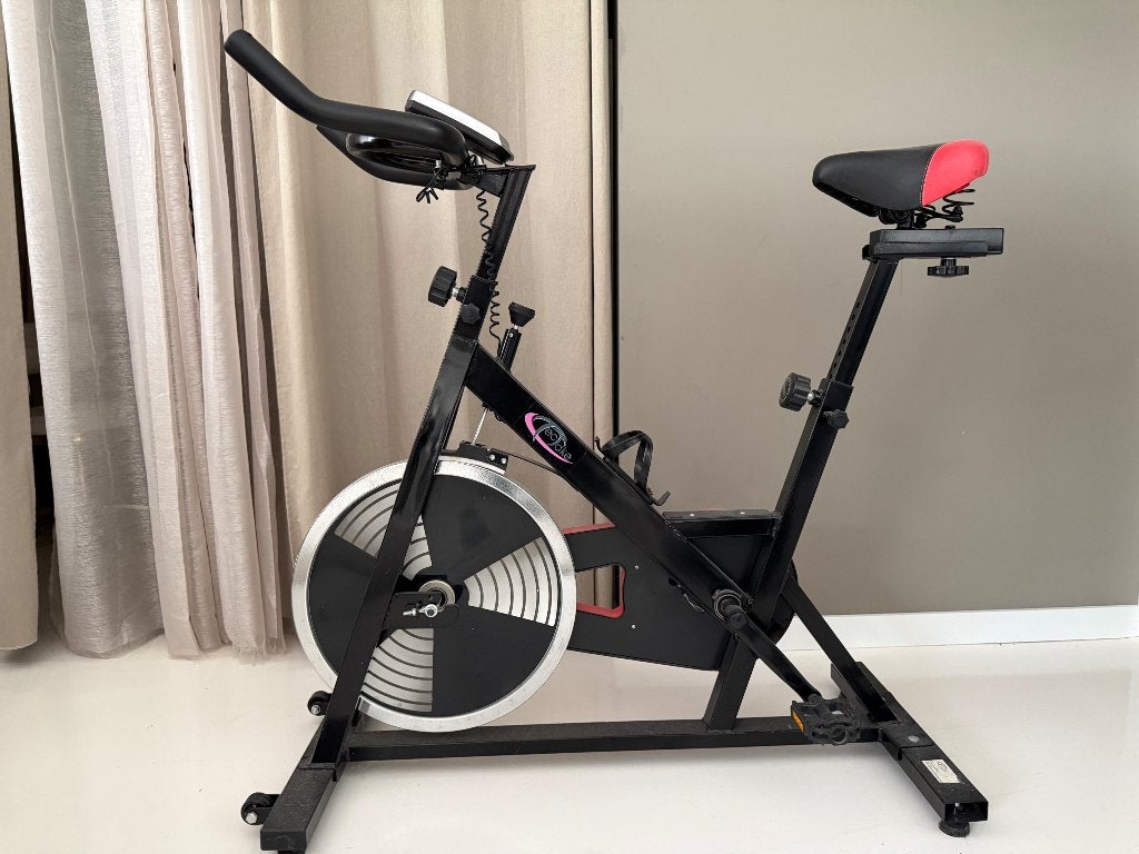 Spinningfiets, Sport en Fitness, Ophalen, Spinningfiets, Aluminium, Zo goed als nieuw