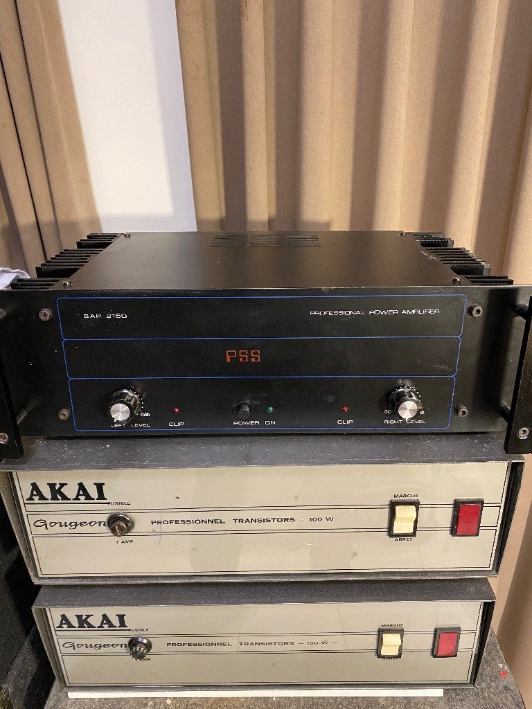 Eindversterkers professionele, Audio, Tv en Foto, Ophalen, Gebruikt, Audio