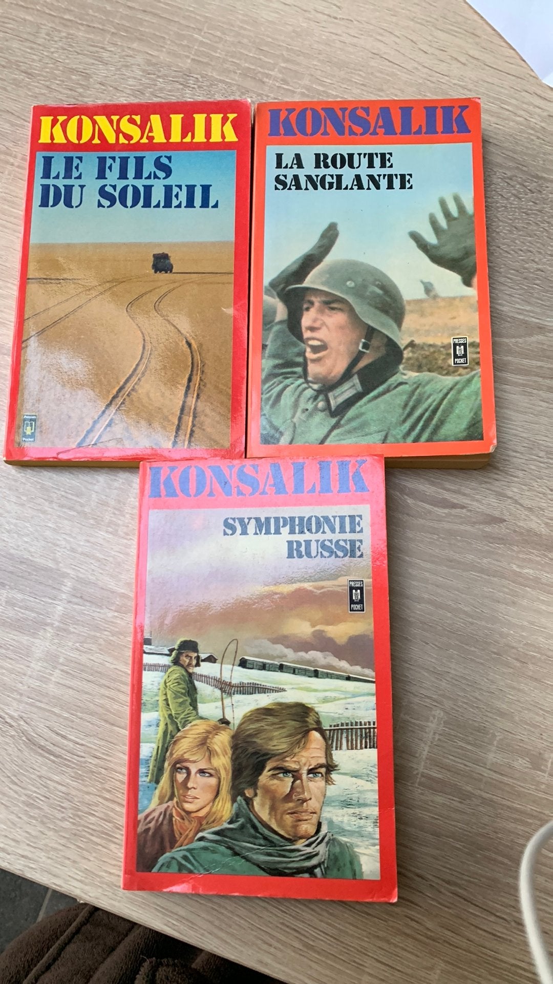 KONSALIK lot de 3 romans, Livres, Enlèvement, Utilisé