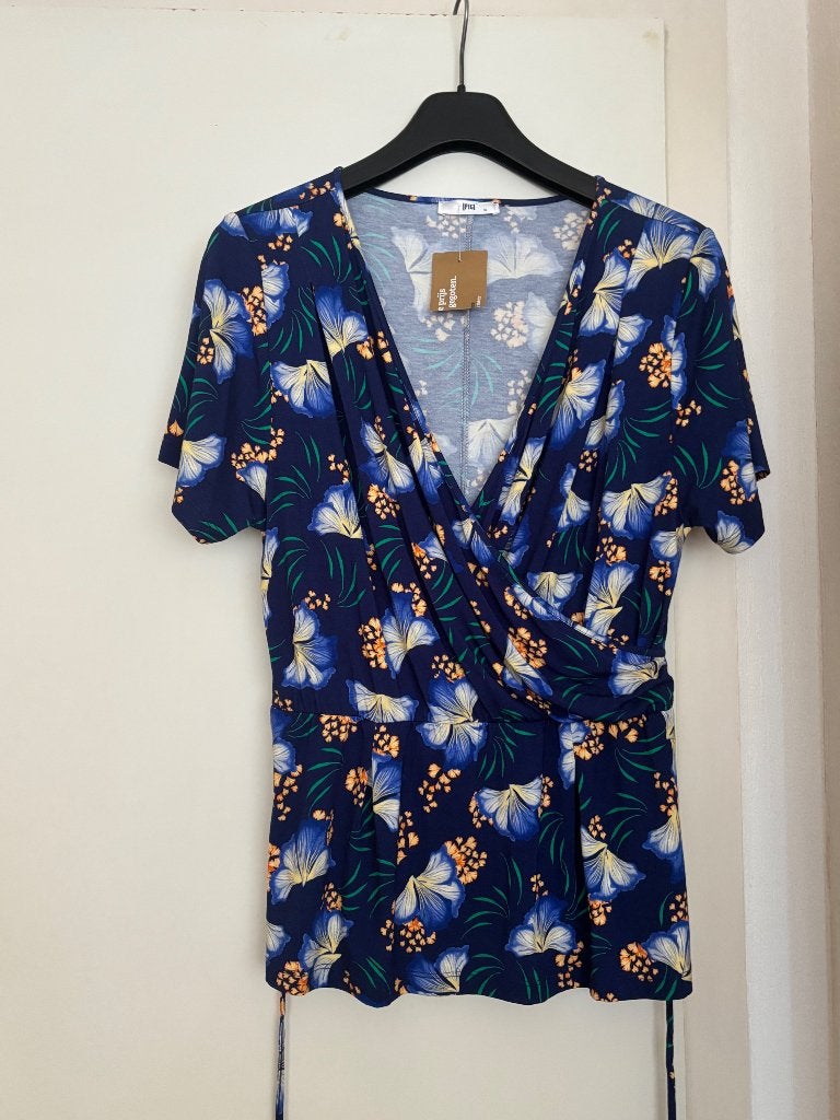 Tunique neuf été t.XL marque PTC multicolore viscose, Ophalen, Meerkleurig, Maat 46/48 (XL) of groter, Nieuw
