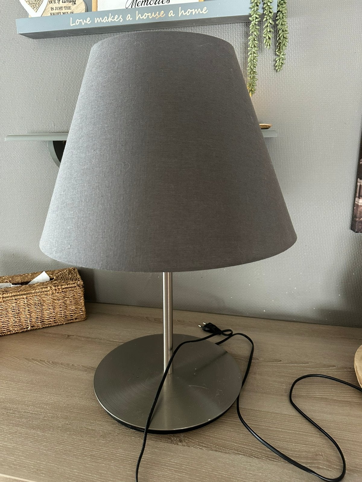 Sfeerlamp, Grijs, Ophalen, Zo goed als nieuw, Sfeerlamp