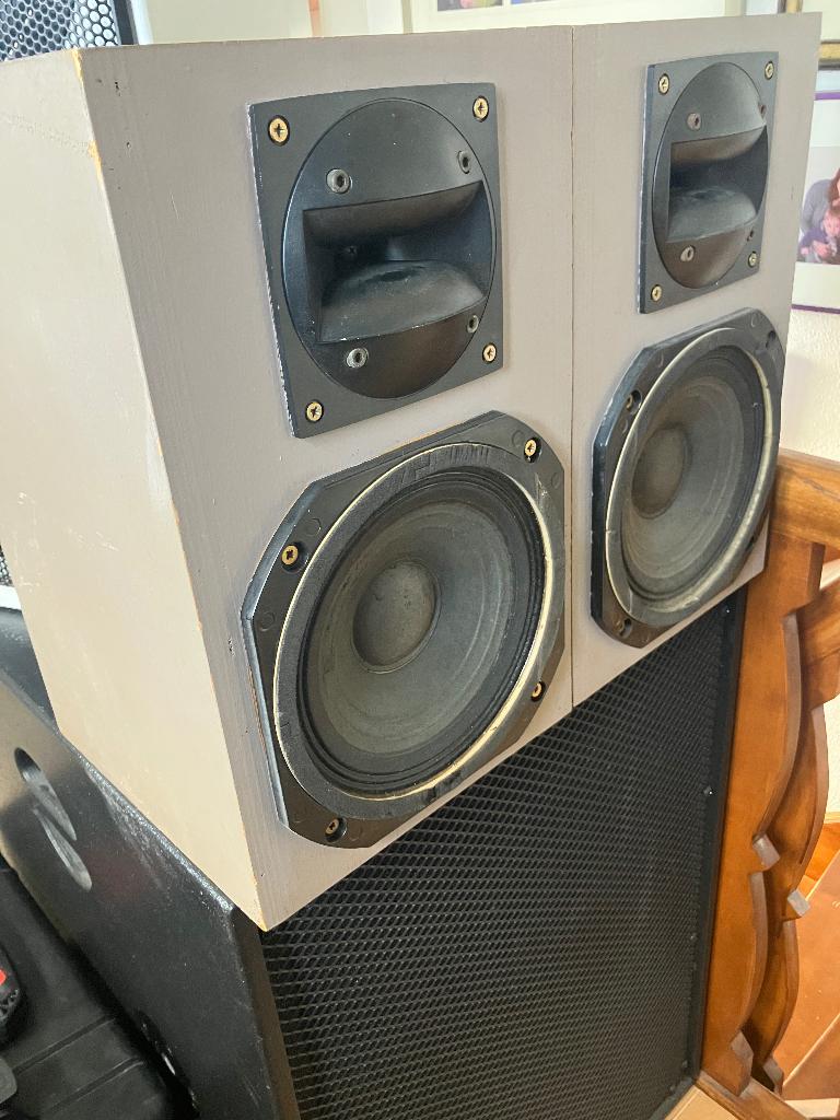 2x zelfbouw Fostex T850 en RCF L8L750, Gebruikt, 120 watt of meer, Front, Rear of Stereo speakers, Ophalen