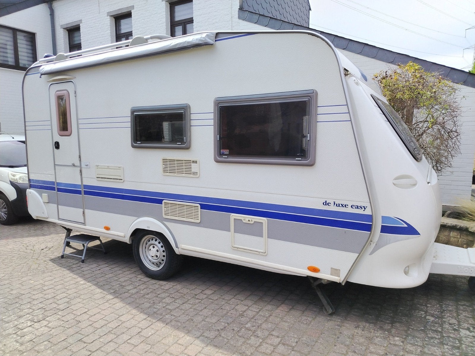 Hobby Deluxe 440 SF Airco - 2005, Caravanes & Camping, Caravanes, Particulier, Auvent, Hobby