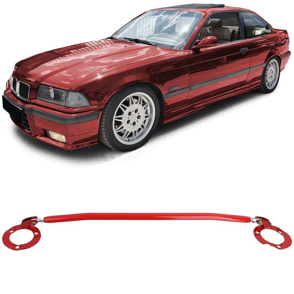 Aluminium Veerpootbrug Voor BMW E36 Rood Voorzijde 6 Cilinde, Verzenden