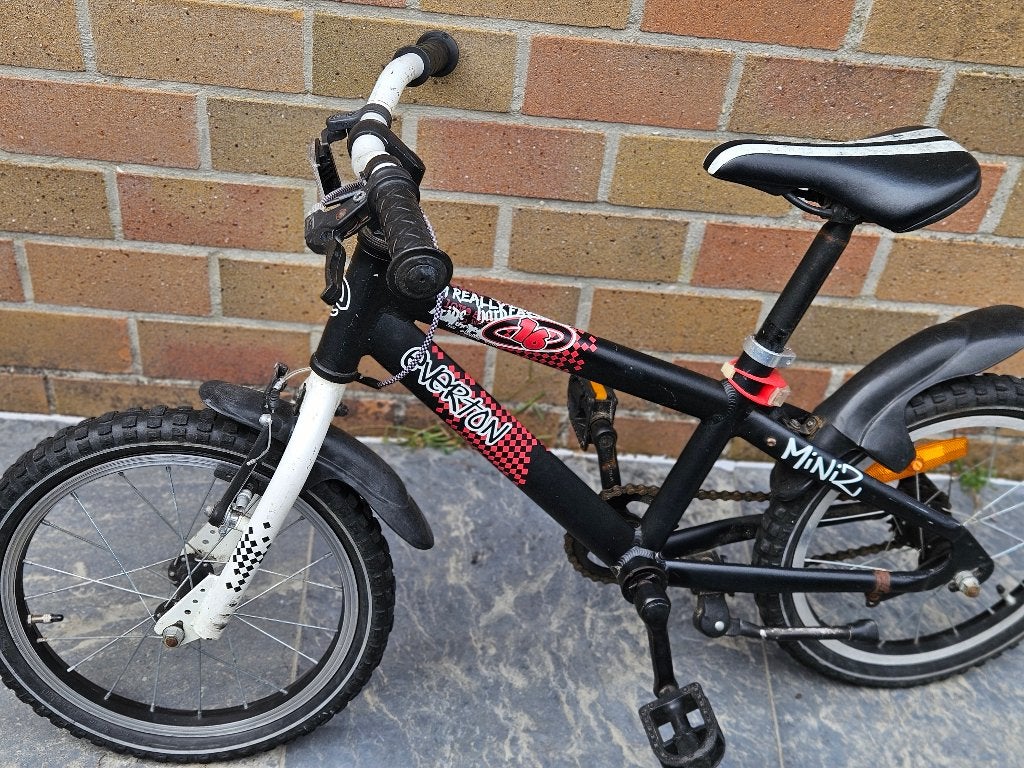 kinderfiets, Fietsen en Brommers, Ophalen, Gebruikt, Velgrem, 16 tot 20 inch