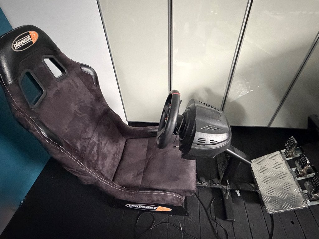 Thrustmaster pedaalstoel, stuurwiel, Ophalen, Racestuur, Gebruikt, Force feedback