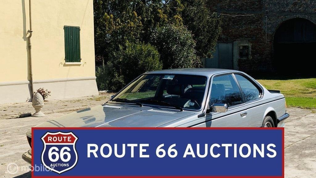 BMW 635CSi | 1984 | Route 66 Auctions, Zwart, Bedrijf, Handgeschakeld, Overige carrosserie