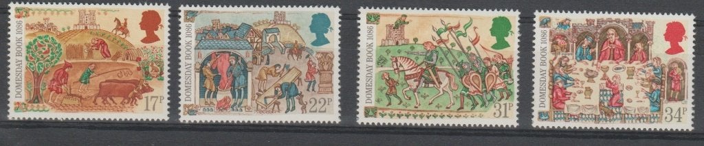 GB 1986 900th Anniv. of Domesday Book **, Postzegels en Munten, Verzenden, Postfris