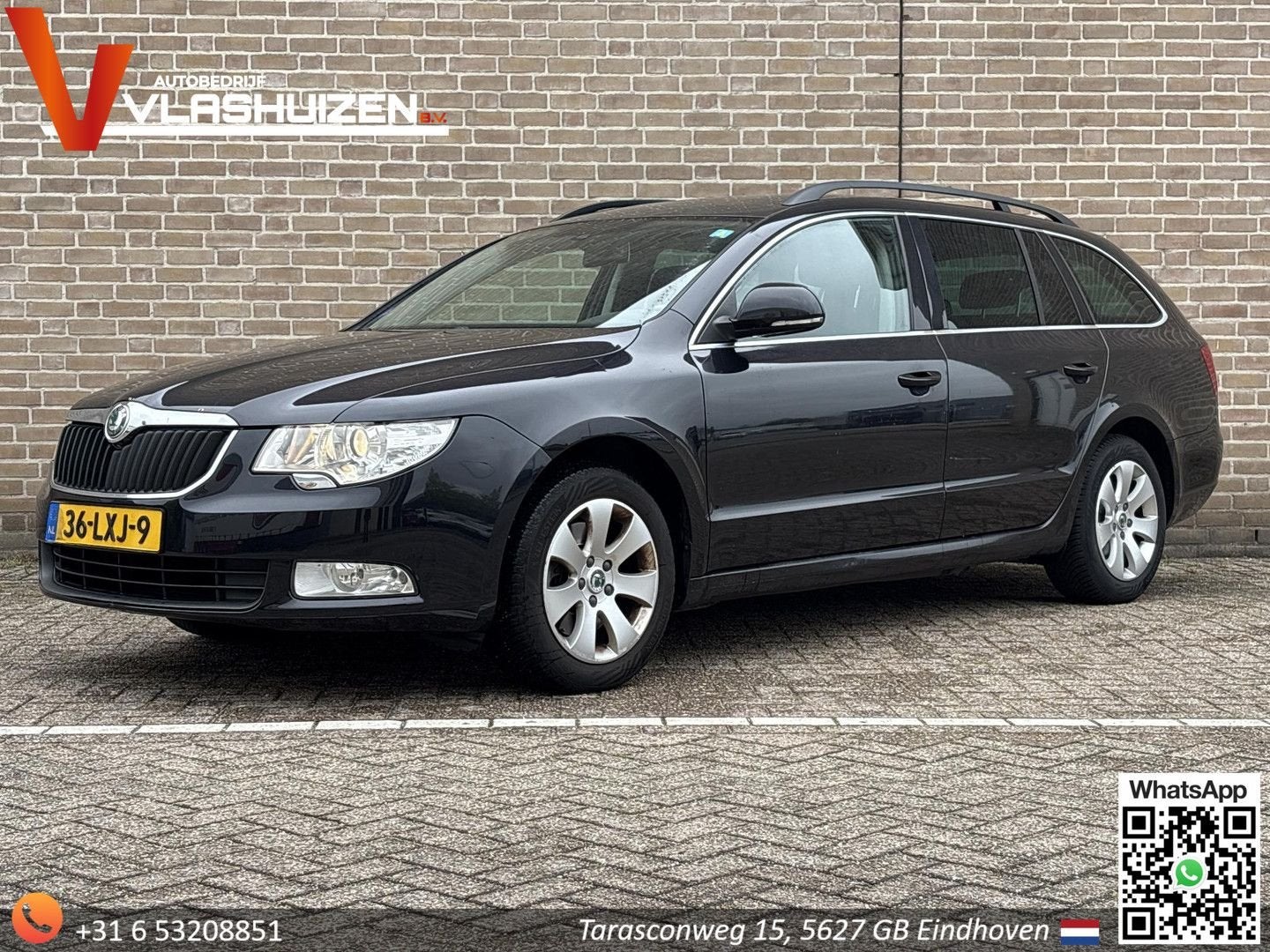 Skoda Superb Combi 1.4 TSI Comfort Business Line | Climate |, Auto's, Skoda, Zwart, Parkeersensor, Zwart, Superb
