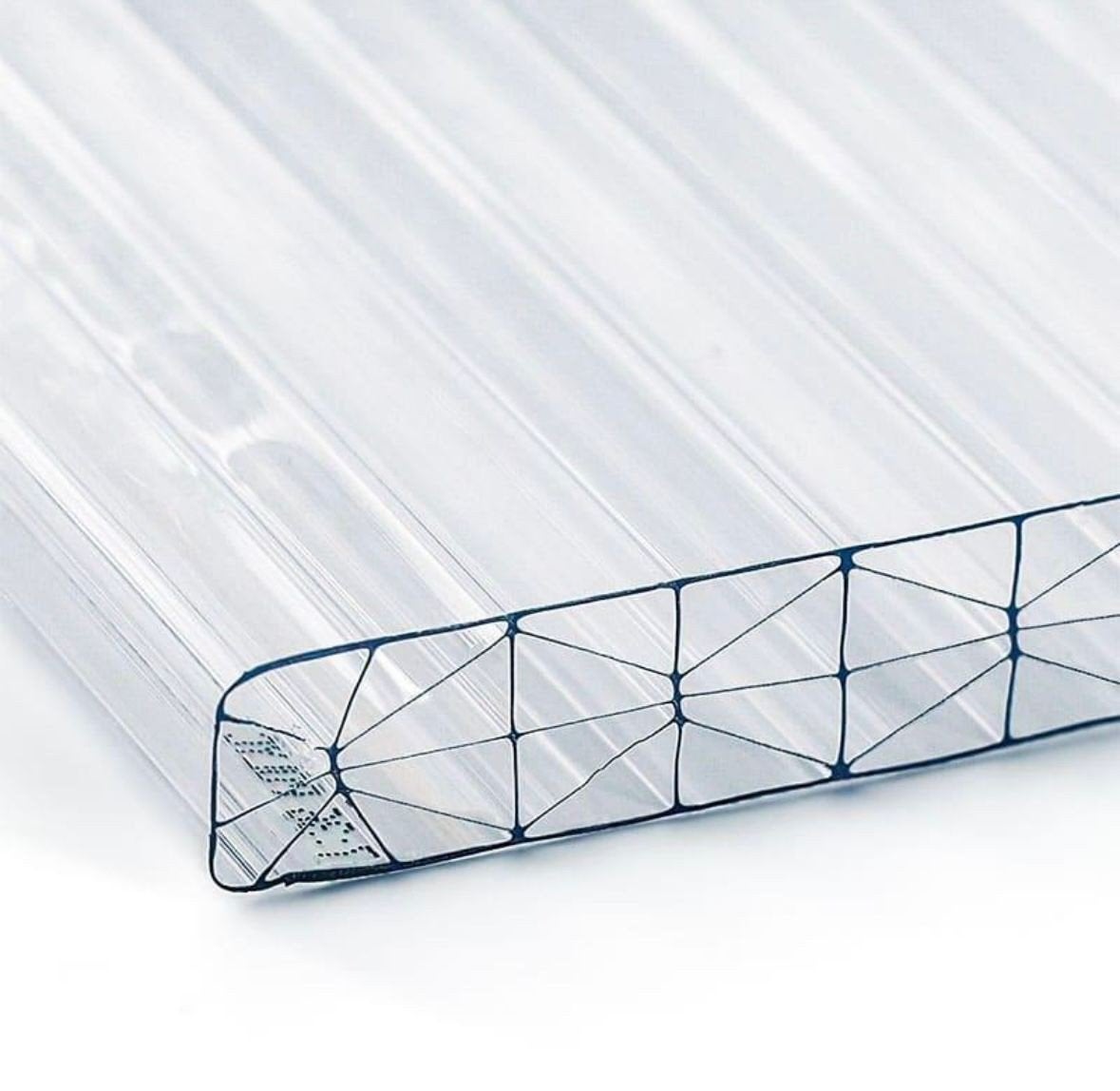 Polycarbonaat kanaalplaten 16mm helder en opaal UV bestendig, Ophalen, Nieuw