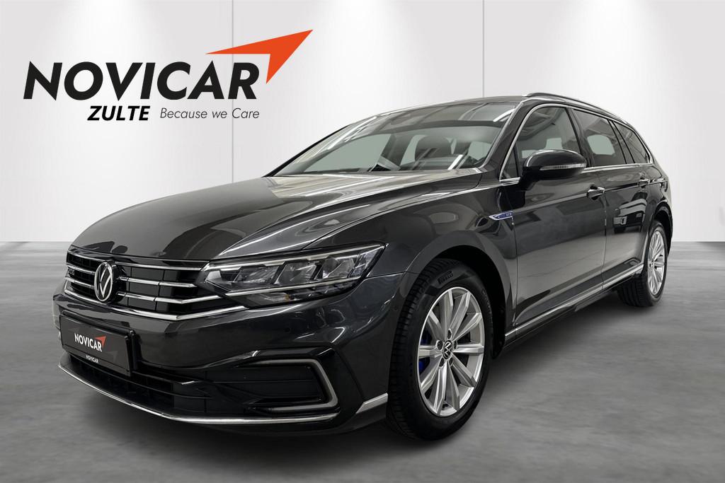 Volkswagen Passat 1.4 TSI GTE Business - AUTOMAAT + GPS + AU, Auto's, Stof, Zwart, 27 g/km, Plug-in hybride