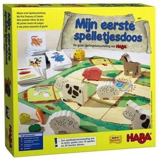 Haba Mijn eerste spelletjesdoos, Enfants & Bébés, Jouets | Autre, Garçon ou Fille, Enlèvement ou Envoi