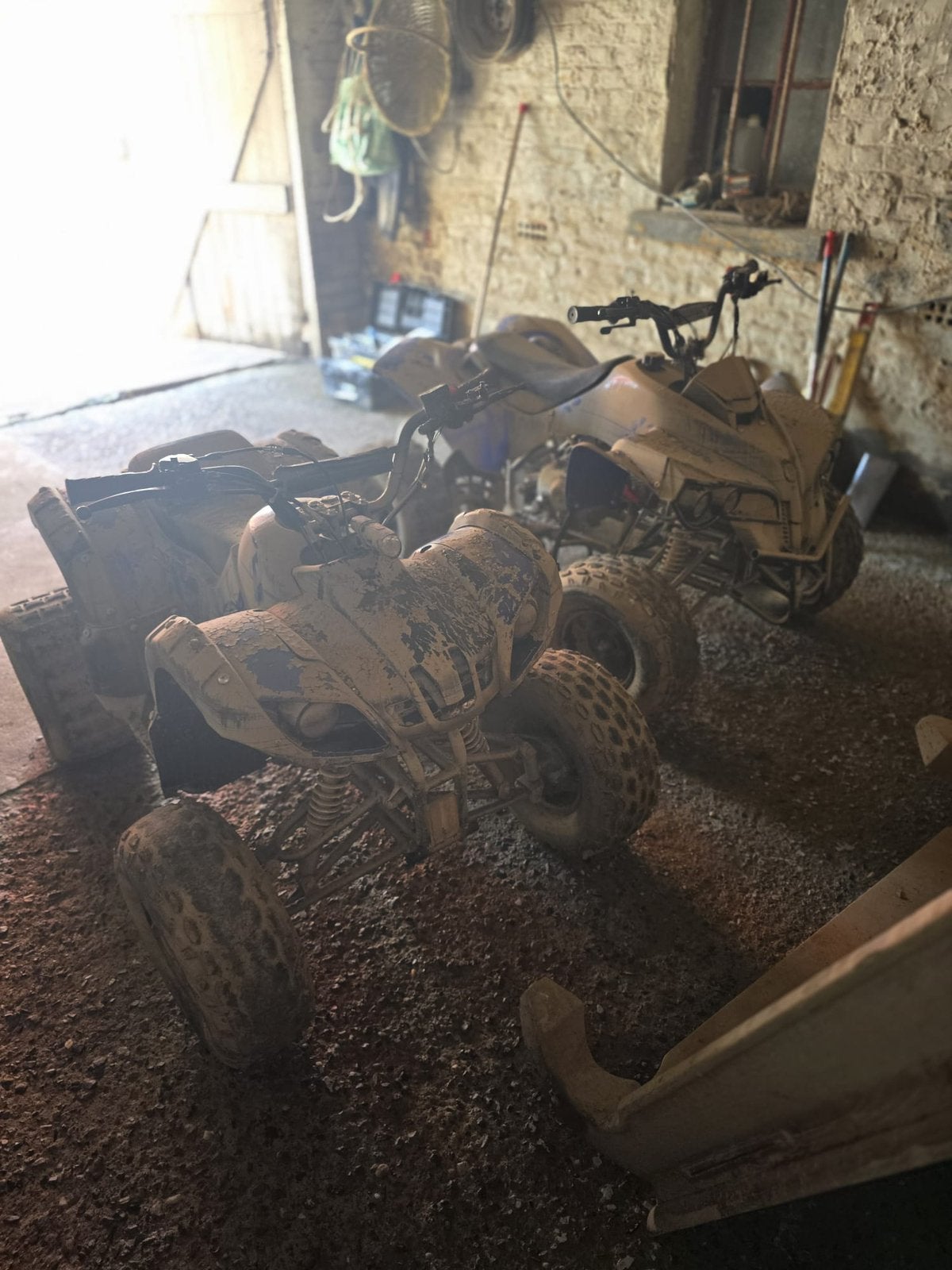 Quad 110cc enfant, Enlèvement