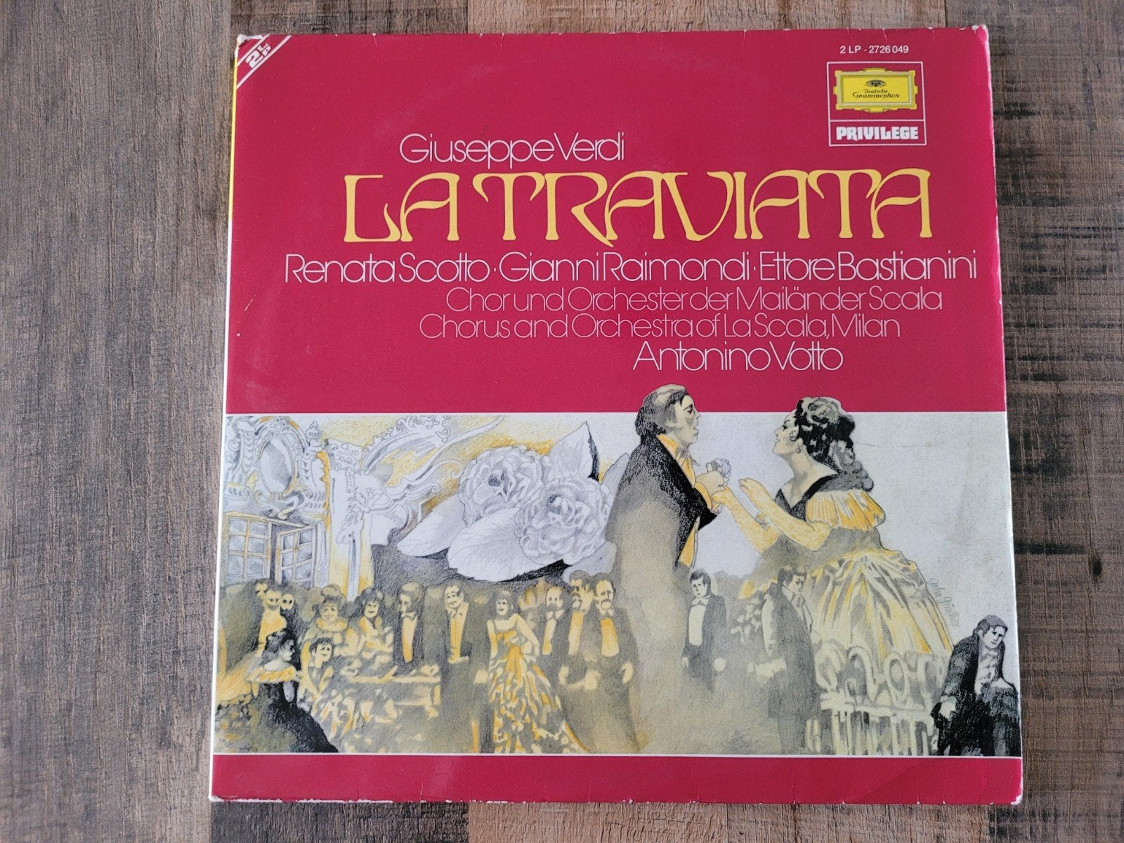 Vinyl Giuseppe Verdi, Ophalen of Verzenden, Gebruikt