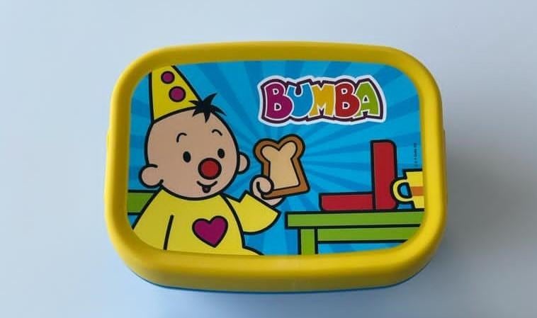 Blauwe brooddoos van Bumba + gratis koekdoosje, Ophalen of Verzenden, Zo goed als nieuw