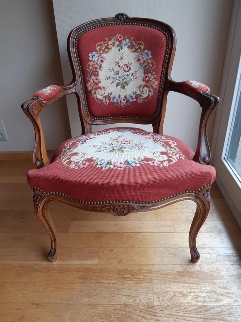 Zetel Louis XV stijl, Antiek en Kunst, Ophalen