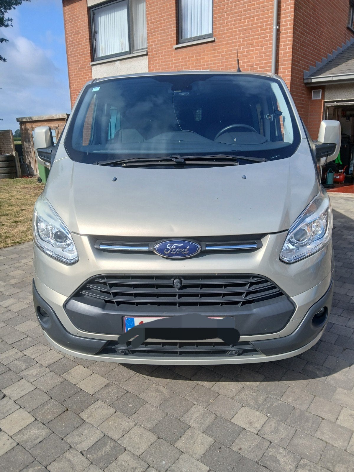 ford transit custom 2.2 van 2013, Auto's, Euro 5, 6 zetels, Particulier, Ford