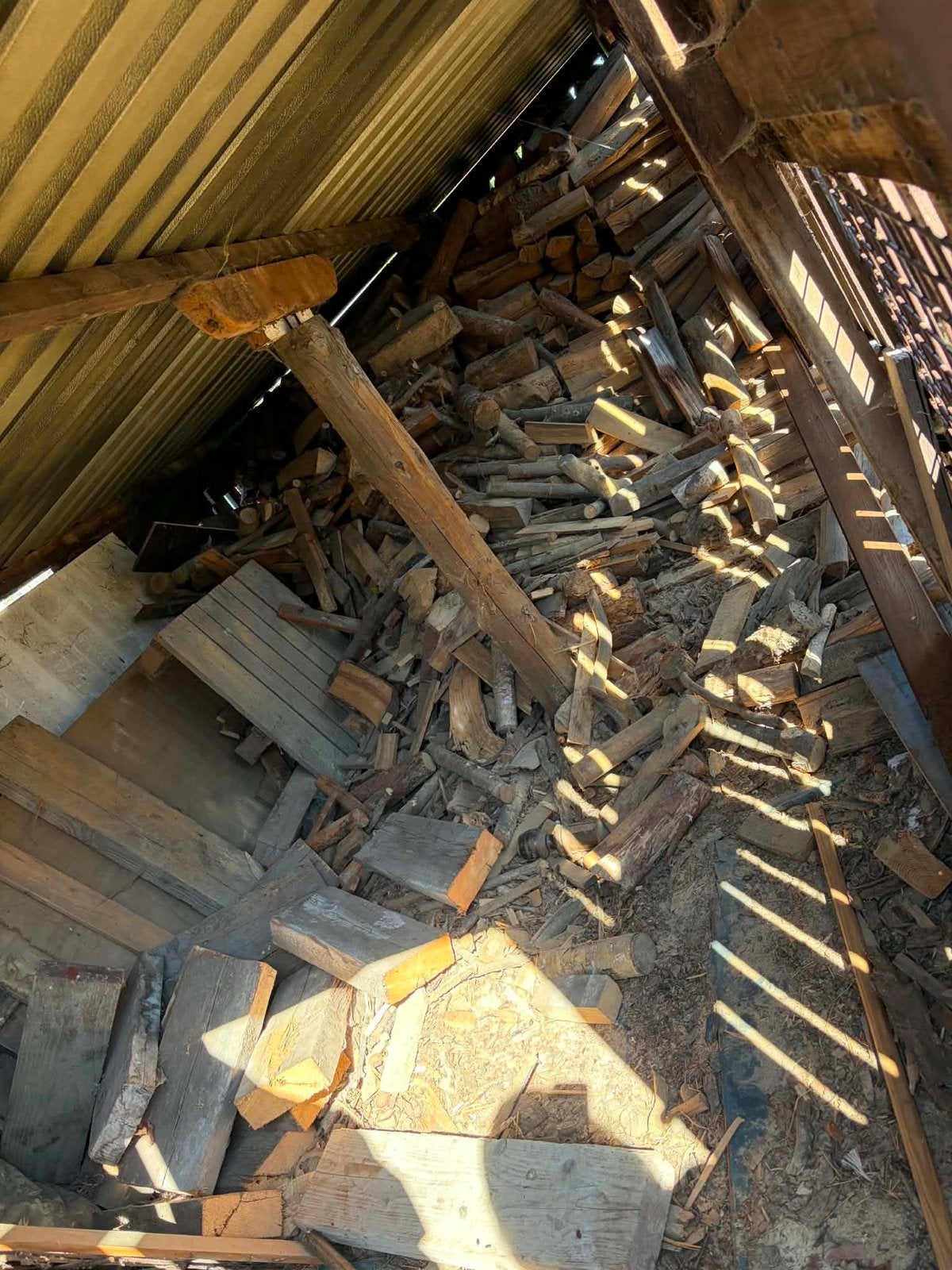 6m3 de bois pour bruler, Bricolage & Construction, Bois & Planches, Enlèvement, Comme neuf, Planche