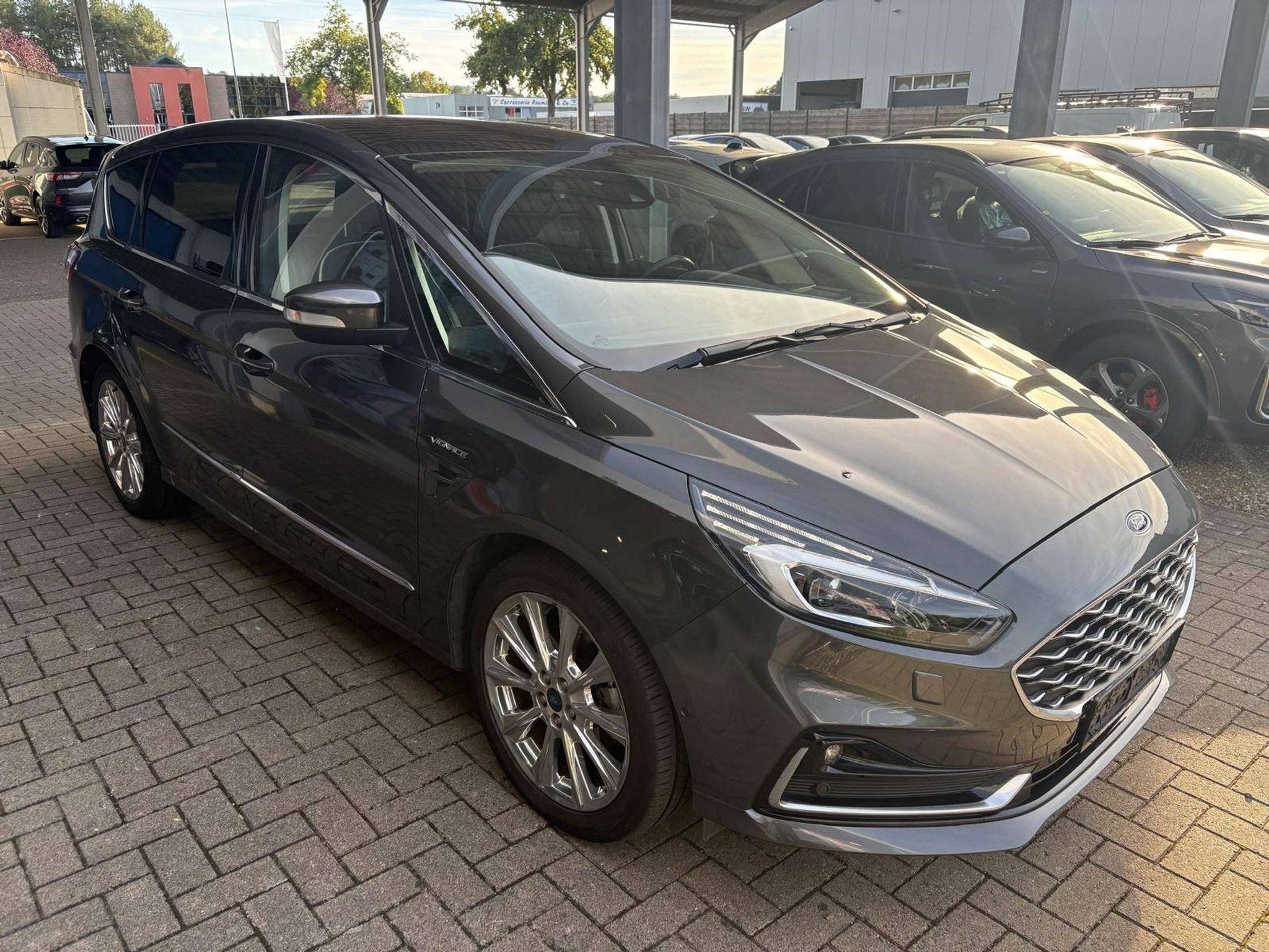 Ford S-Max S-MAX Vignale FHEV 7 zitplaats (automatique), Cuir, Argent ou Gris, Achat, 7 places