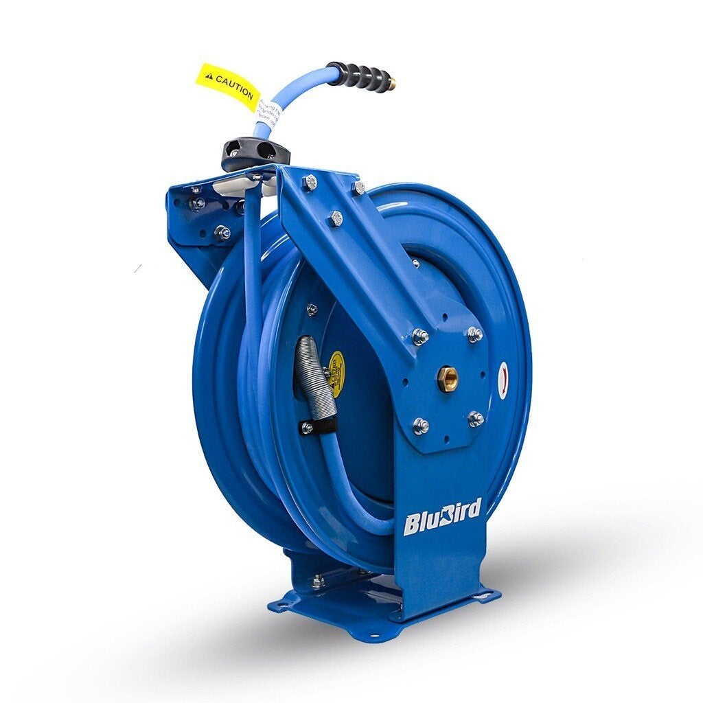 Blubird Luchtslanghaspel dubbele arm 10mm x 30mtr, Auto diversen, Overige Auto diversen, Verzenden
