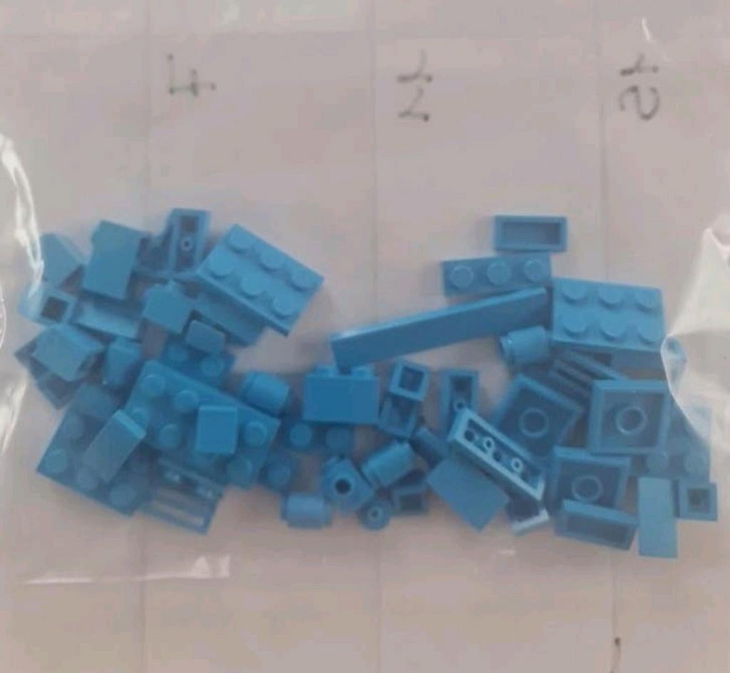 Lego losse onderdelen / blokken :  blauwe tinten deel 1, Enlèvement ou Envoi, Lego