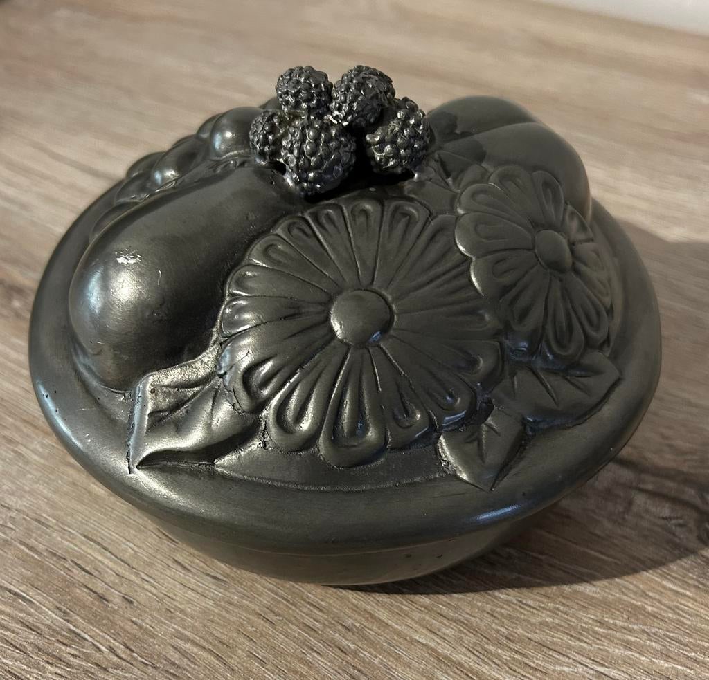 Decoratieve tinnen doos, Antiek en Kunst, Ophalen of Verzenden