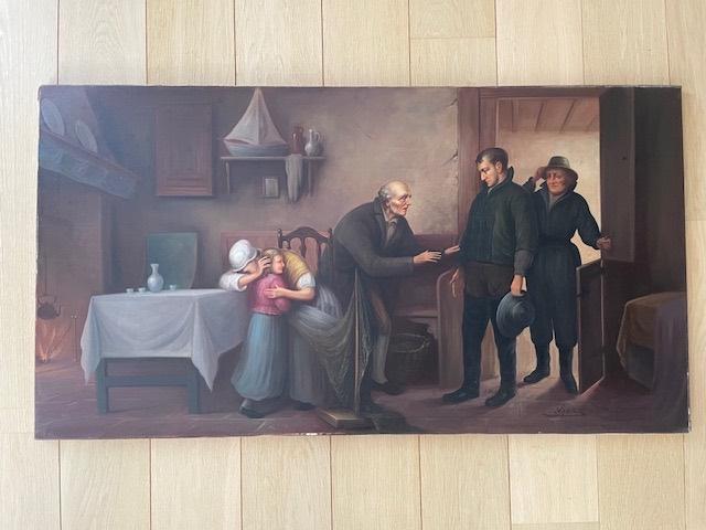 schilderij, Ophalen