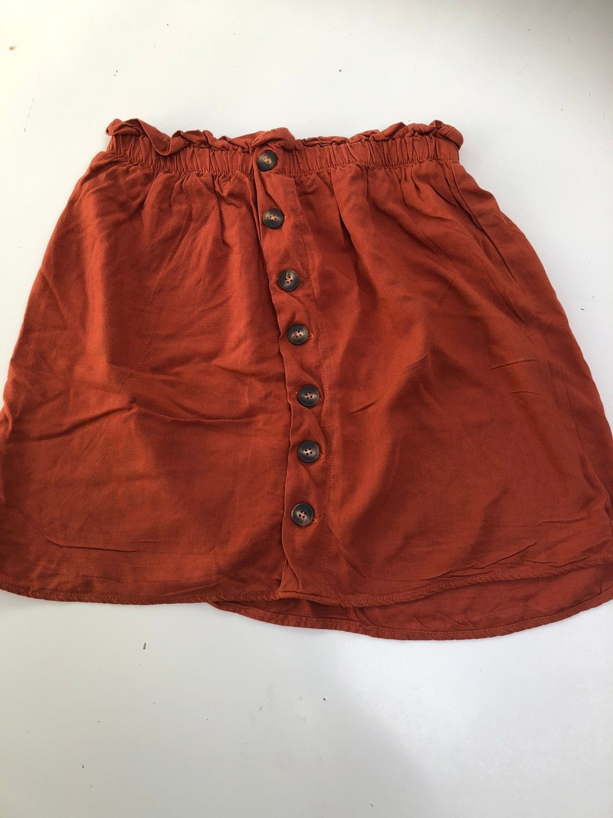 Oranje roest rokje, Kleding | Dames, Maat 42/44 (L), Oranje, Ophalen of Verzenden, Gedragen