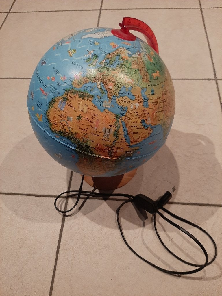 Lichtgevende Wereldbol, Maison & Meubles, Accessoires pour la Maison | Globes, Enlèvement, Lumineux, Neuf