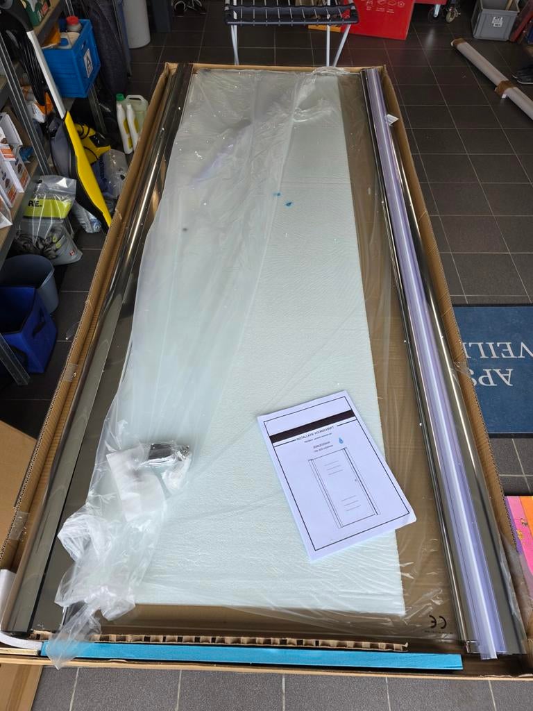 Douchedeur nieuw 78 tot 82 cm inbouwbreedte, Ophalen