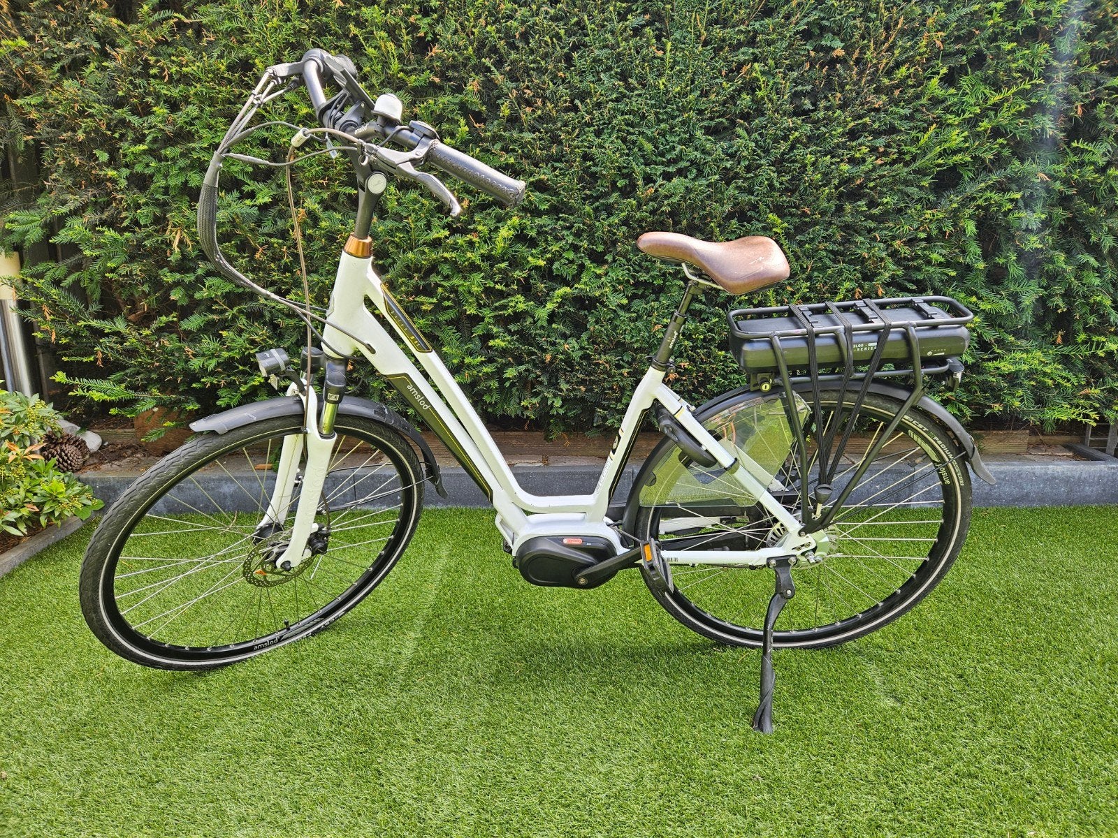 Amslod Aston MRX-600 (maat 48)  tekoop in Veldhoven- NL, Fietsen en Brommers, Zo goed als nieuw, 47 tot 51 cm, 50 km per accu of meer