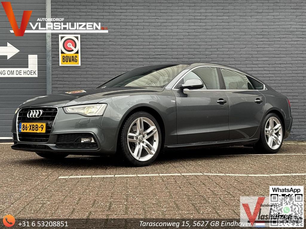 Audi A5 Sportback 1.8 TFSI Pro Line S | Leder | Climate | Cr, Argent ou Gris, Achat, Entreprise, Boîte manuelle