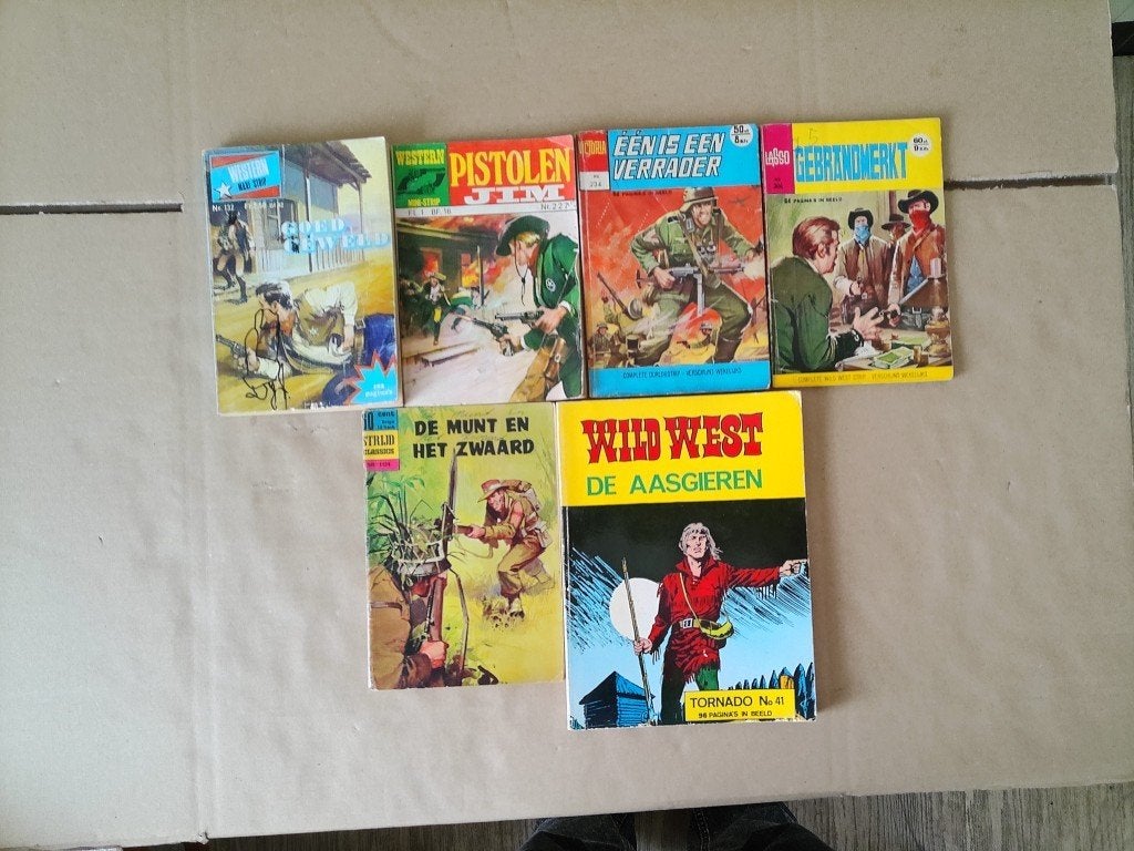 Collection bandes dessinées western bande dessinée vintage, Livres, Plusieurs BD, Enlèvement ou Envoi, Utilisé, Diverse Auteurs