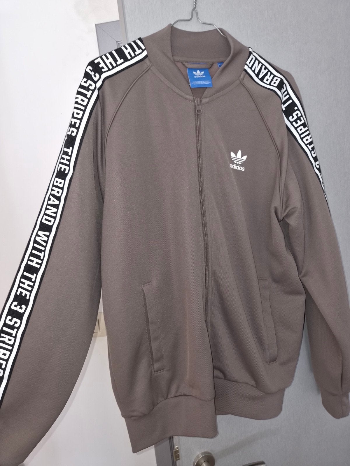 Veste de Survêtement Adidas, Gris, Enlèvement ou Envoi, Adidas, Taille 52/54 (L)