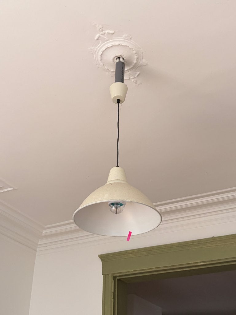 Hang lamp, Ophalen, Overige fittingen, Zo goed als nieuw, Metaal